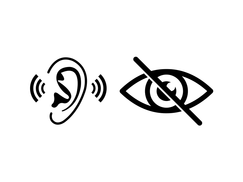Hearing and vision problems
